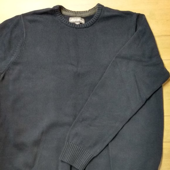 Eddie Bauer Other - Eddie Bauer men's dark blue heavy weight sweater 100% cotton XXLT 2XLT Big